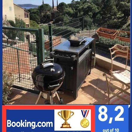 Cavalaire Vue Mer Au Loin Maisonnette Tout Equipee Pour 4 Personnes Avec Piscine Clim Wifi Velos Tv Barbecues Εξωτερικό φωτογραφία