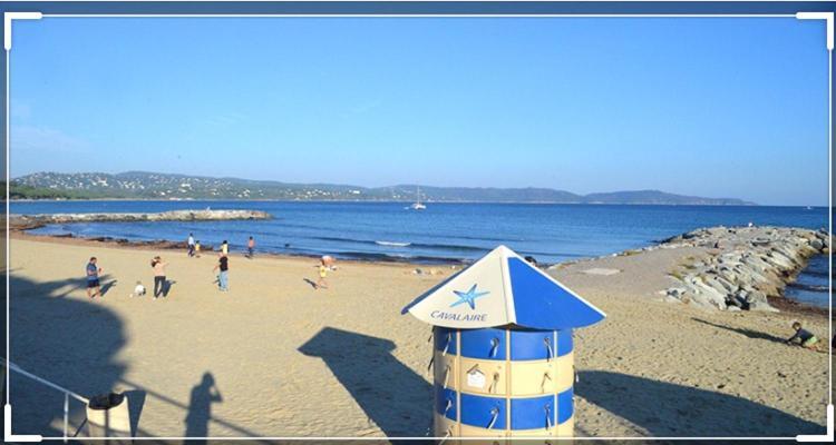 Cavalaire Vue Mer Au Loin Maisonnette Tout Equipee Pour 4 Personnes Avec Piscine Clim Wifi Velos Tv Barbecues Εξωτερικό φωτογραφία